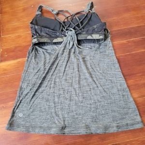 Lululemon tank top with attached bra